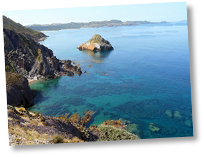 Sardegna, la costa e il mare di Nebida 