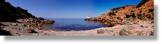 Panoramica della Spiaggia dei Baci