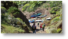 percorso trekking verso porto ferro