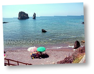 Spiaggia Portu Banda in Sardegna a Nebida