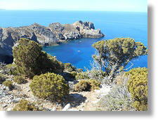 Scoglia di Punta Cubedda durante il trekking