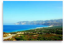 Sardegna Nebida costa mare